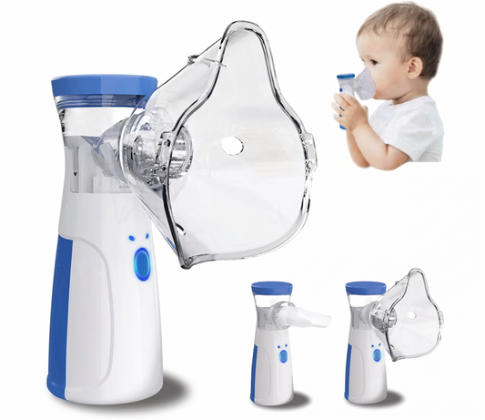 Portable Mesh Nebulizer Machine for Kids & Adults | Rechargeable Silent Handheld Inhaler