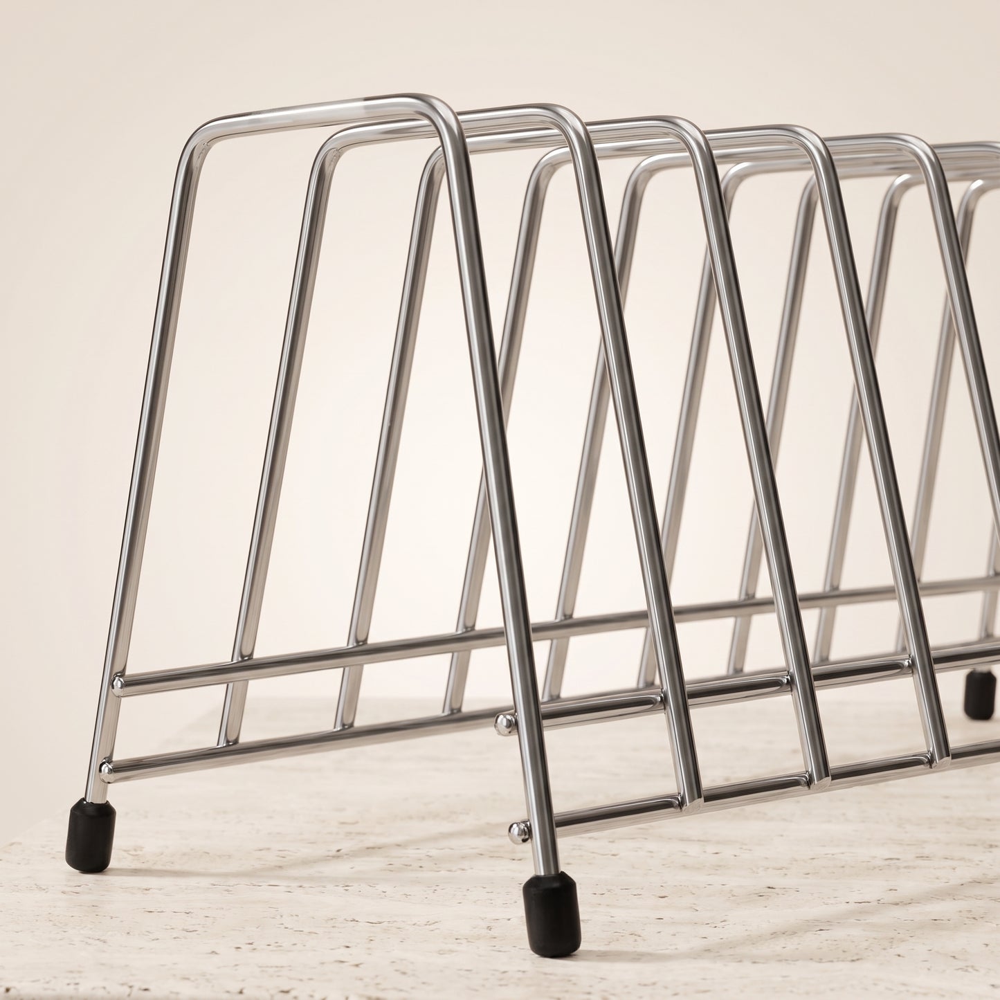 Stainless Steel Plate & Thali Stand | Kitchen Dish Drying & Storage Rack for Plates, Bowls & Lids