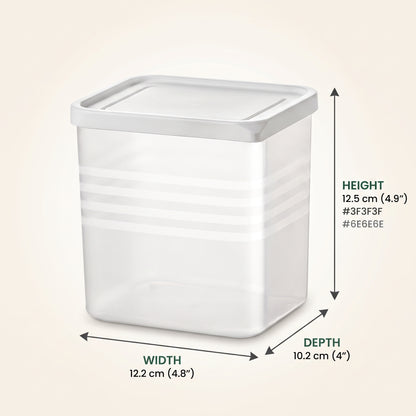 6-Piece Fridge Storage Containers with Airtight Lids | 800ml Stackable Food Organizer Set for Kitchen
