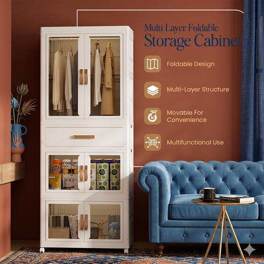 Multi-Layer Foldable Storage Cabinet (64cm)