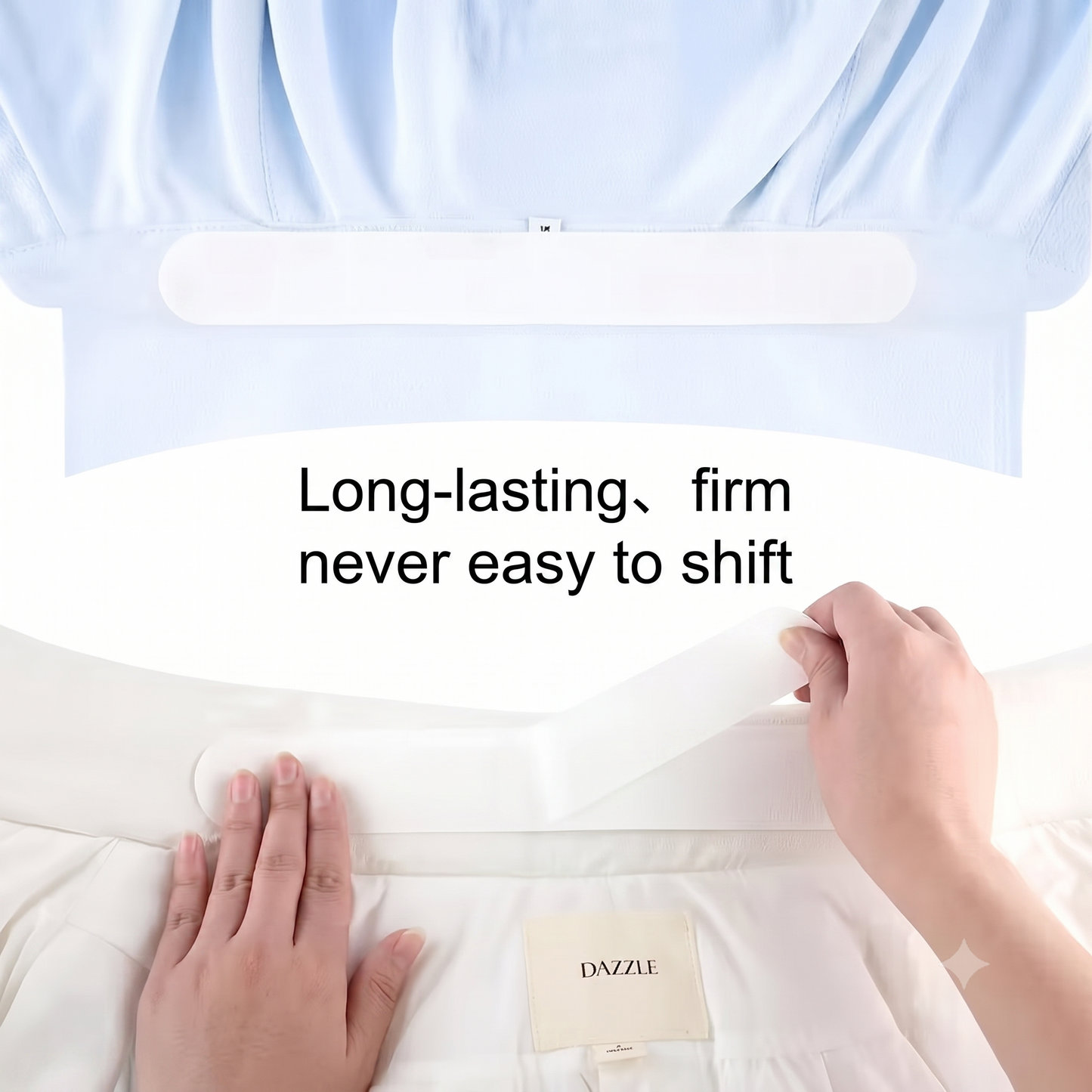 2 Rolls Disposable Shirt Collar Sweat Pads | Self-Adhesive Sweat Absorbing Collar Protector Tape